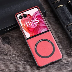 Custodia wireless con ricarica magnetica in PU sintetico premium - Protezione in plastica rigida elegante