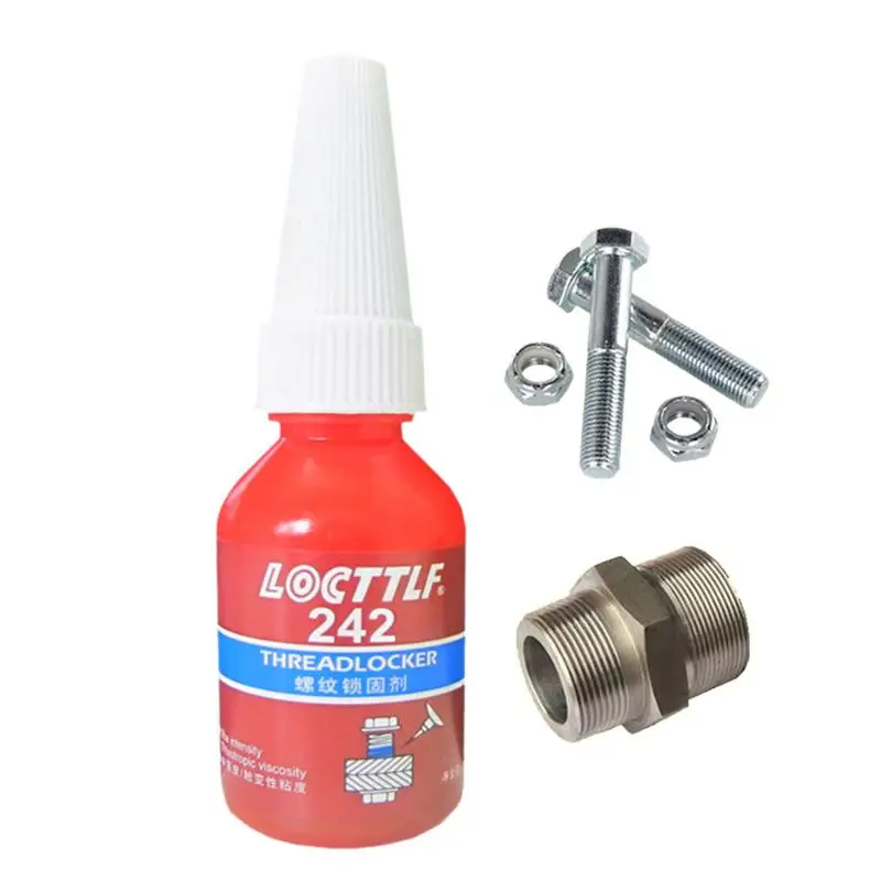 Threadlocker Loctite 242, agente de bloqueo de rosca, pegamento anaeróbico, adhesivo de tornillo antisuelto para uso doméstico, 10ml
