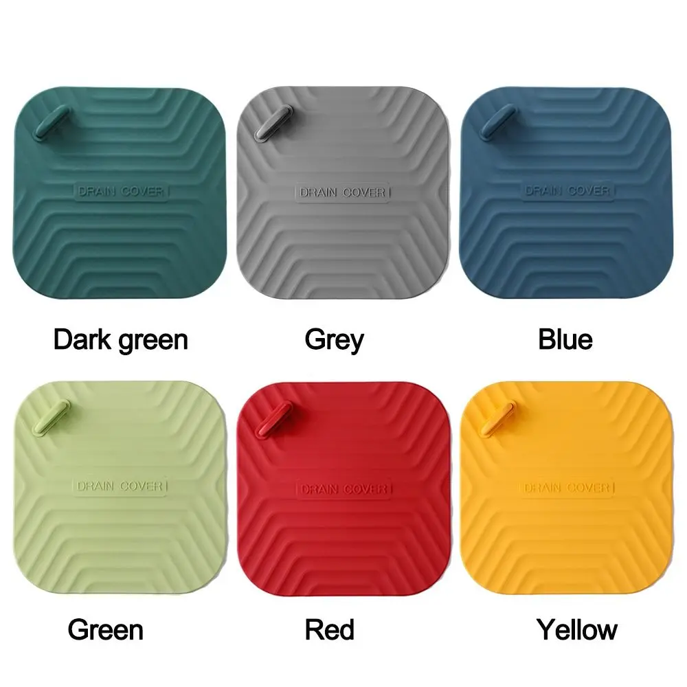 

15x15cm Smell Removal Sealing Sewer Silicone Cover Floor Drain Deodorant Pad Floor Sink Drain Covers for Kitchen Bathroom