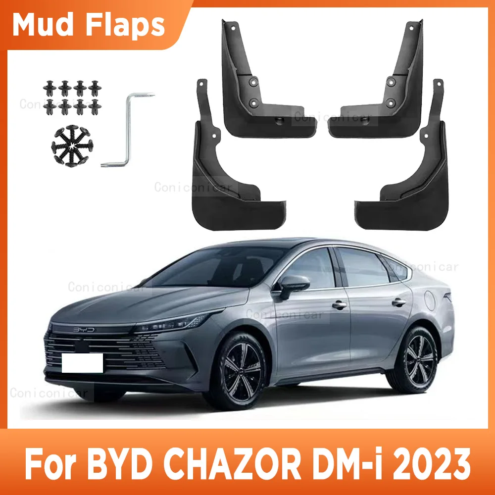 

4 шт., брызговики для BYD CHAZOR DM-i 2023