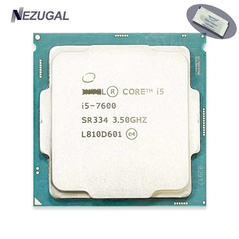 I5-7600 I5 7600 3.5 Ghz Processore Cpu Quad-Thread Quad-Core 6M 65W Lga 1151
