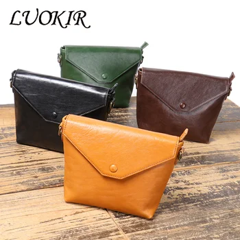 LUOKIR La nuova borsa a tracolla da donna in pelle versatile è una piccola borsa quadrata con una semplice borsa mobile a tracolla 1