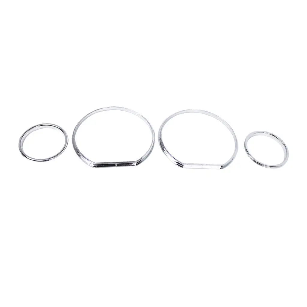 

4Pcs 1734009 Dashboard Dial Gauge Rings Bezel Trims Vehicle Supplies Spare Parts Replacement, Cluster Panel for E36 94-99