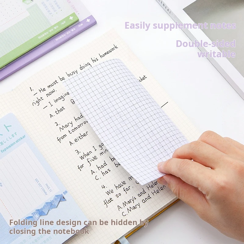 Vibrant Expandable Sticky Notes - Ideal for Classroom and Office Note-Taking