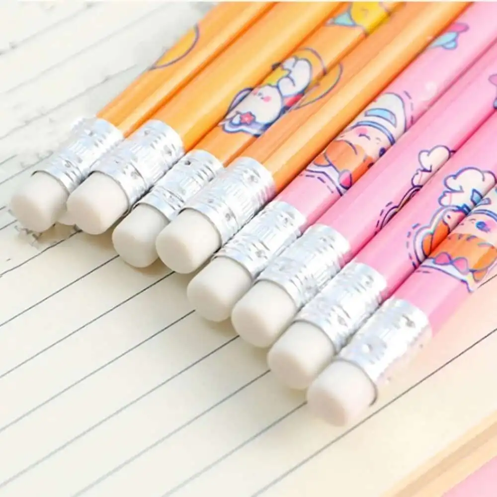1 Set 4 Stück Cartoon Space Astronaut HB Schreibwaren Schule Bürobedarf Student Geschenk Preis Kreative Kawaii Bleistift – Detail 10