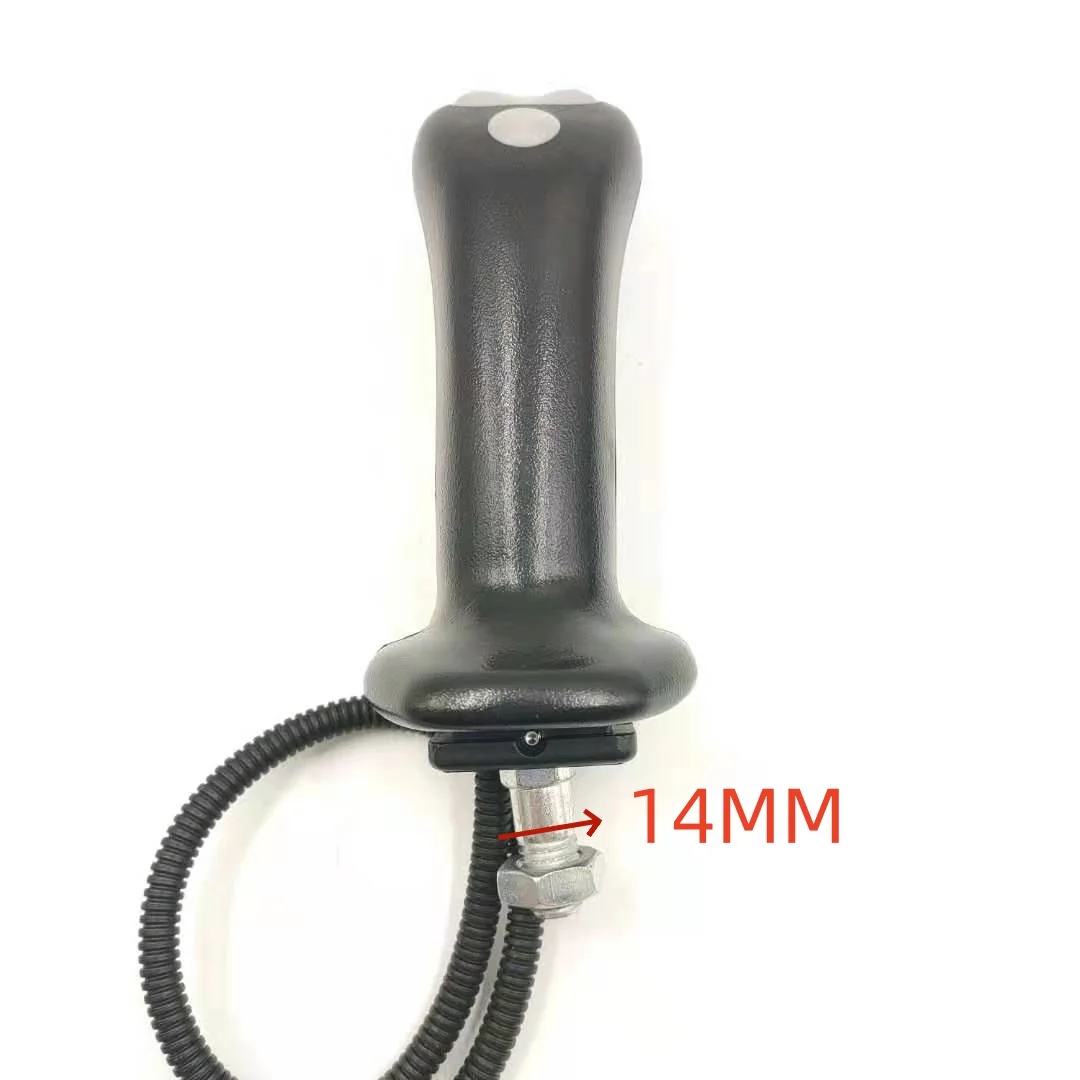 굴삭기 부품 Yuchai LONKING XCMG Revo 65/75-8/80 Rexroth 조이스틱 핸들 접착제, 4 단추 키 14mm