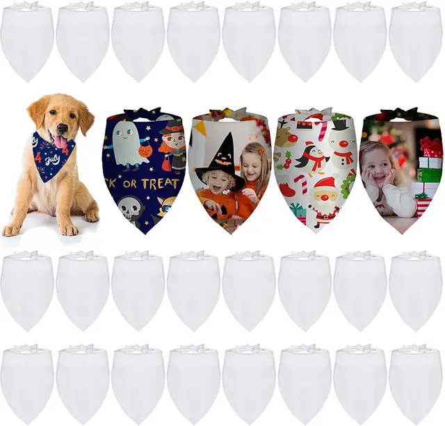 Bandana Per Cani Regolabile - Set 4 Pezzi Per Taglia Piccola/Media | Accessorio Fashion Pet - Foto 6