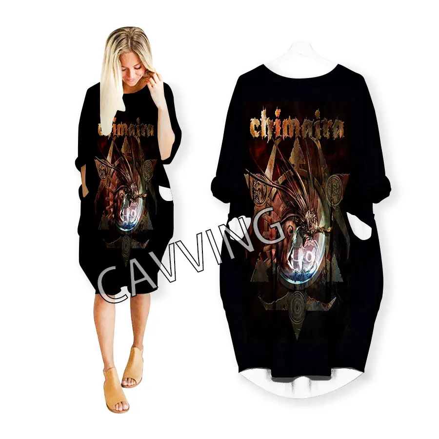 

CHIMAIRA Rock 3D Print Women Streetwear Women US Size Dress Fashion Harajuku Short Sleeves Clothes Women Clothing