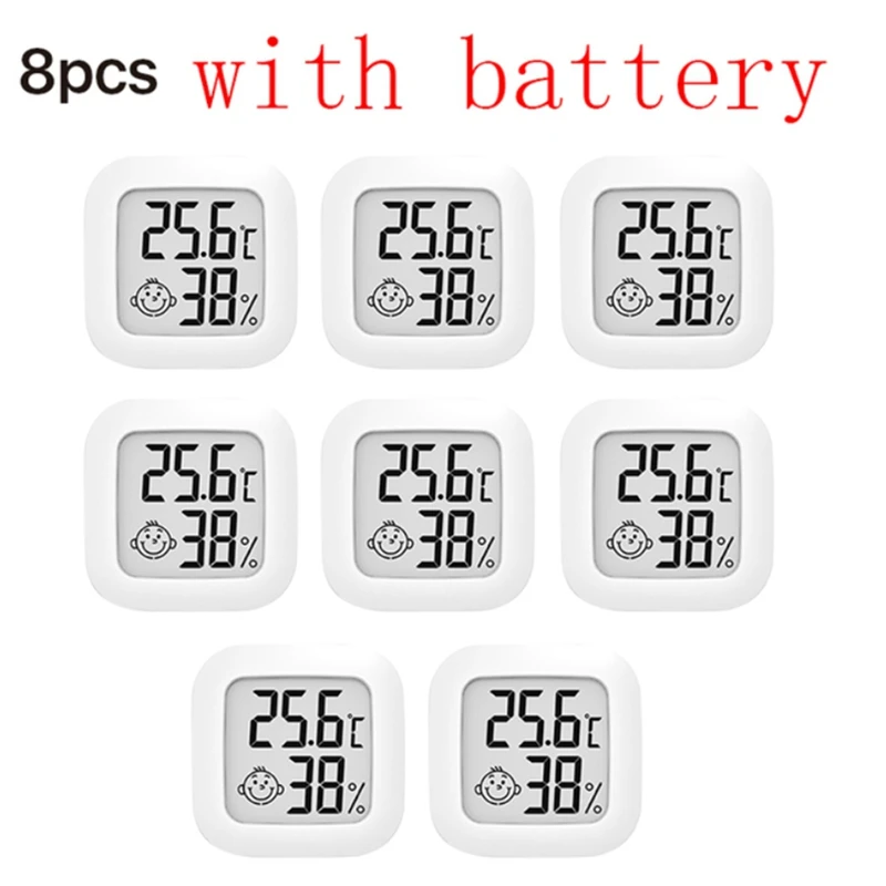 

Mini LCD Digital Thermometer Hygrometer Indoor Room Temperature Humidity Meter Sensor Gauge