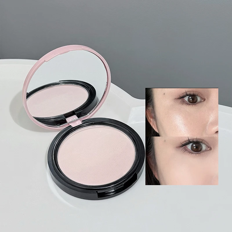 QIBEST Set trucco fotocamera rosa Rossetto Polvere pressata Fard Fango labbra Eyeliner Mascara Penna per sopracciglia Confezione regalo di bellezza Kit cosmetici - immagine 3
