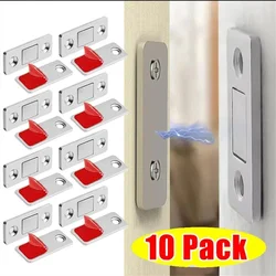 Ultra - Thin Invisible Magnetic Cabinet Catch for Kitchen and Closet Doors (10 Pack)