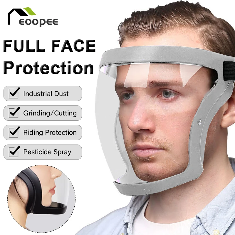 Pleťový ochrana maska bezpečnosti brýle nemlžící se prachotěsná multifunkční práce ochrana maska pro sváření dřevoobráběcí osvěta rozprašovací