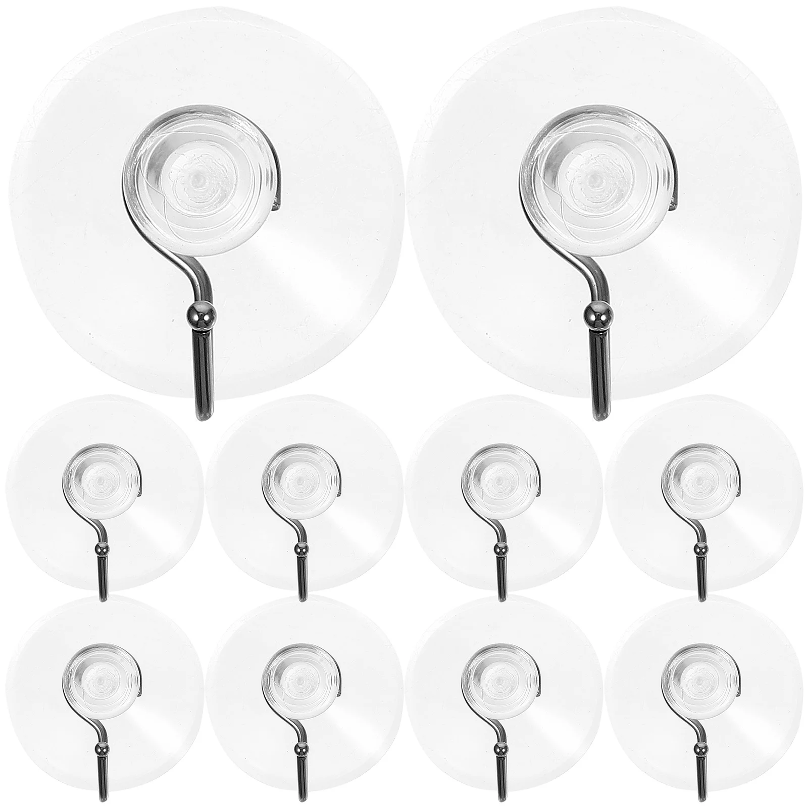 

Suction Cup Hooks Clear Pvc Suction Cups Metal Hooks Removable Small Suction Cups