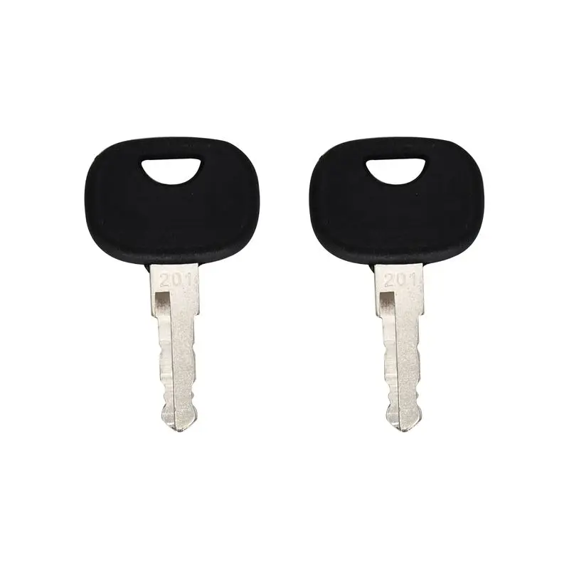New 2Pcs 3643912 Wheel Loader Ignition Key Compatible with Takeuchi TW65 TW80