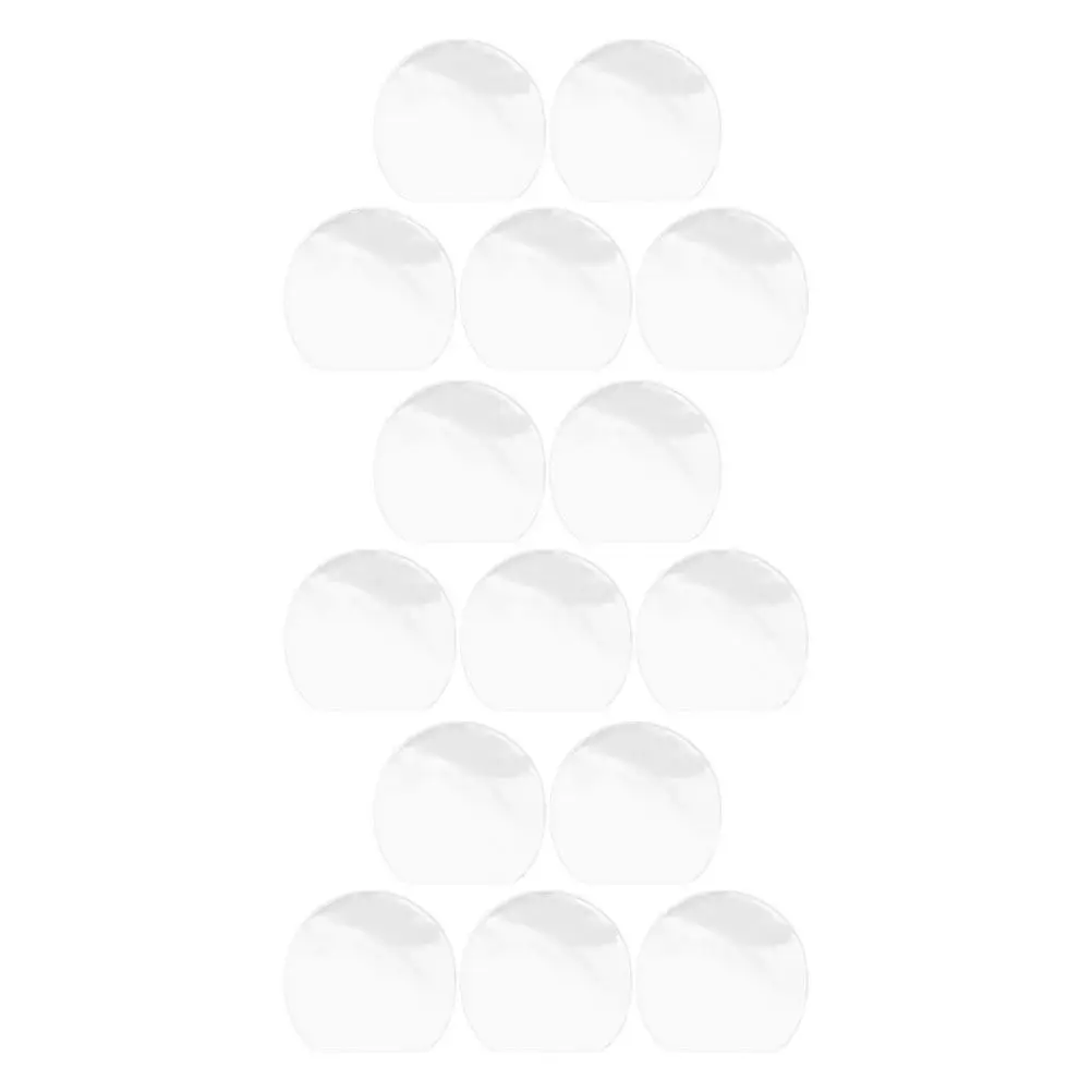 15Pcs 탁구 패들 보호 필름 라켓 고무용 강력한 접착성 투명 교체 커버 오래 지속되는 매일 사용 가능