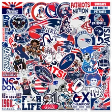 

10/30/50PCS American Rugby Star Team Graffiti Stickers Luggage Laptop Suitcase Gift England Team PVC Stickers Wholesale