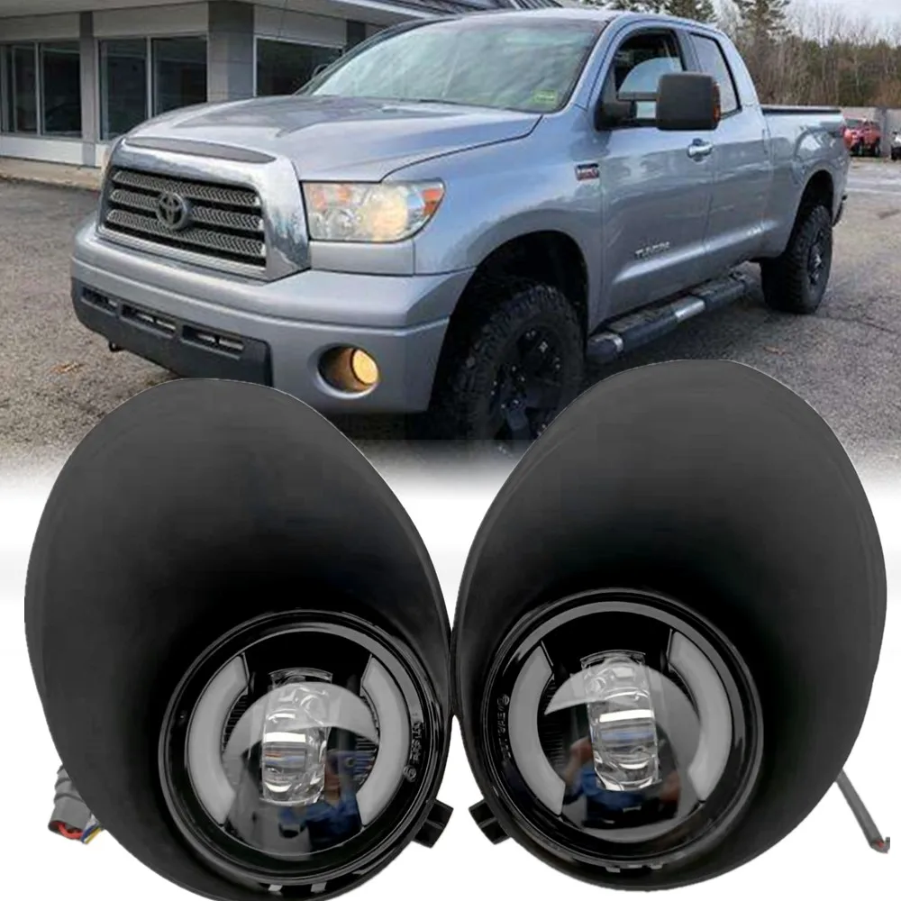 

2pcs 45W 12V Car Led Fog Lights For Toyota Tundra 2007-2013 For Toyota Sequoia 2008-2011 With White DRL Amber Turn Signal