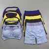 Seamless Fitness Yoga Set Women Gym Clothes Halter Sports Bra Matching Impact Shorts 2 Piece Workout Sets Outfit 1