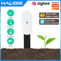 Zigbee Temperature Humidity Moisture Detector Smart Soil Tester Moisture Sensor Phone App RealTime Monitor for Home Garden