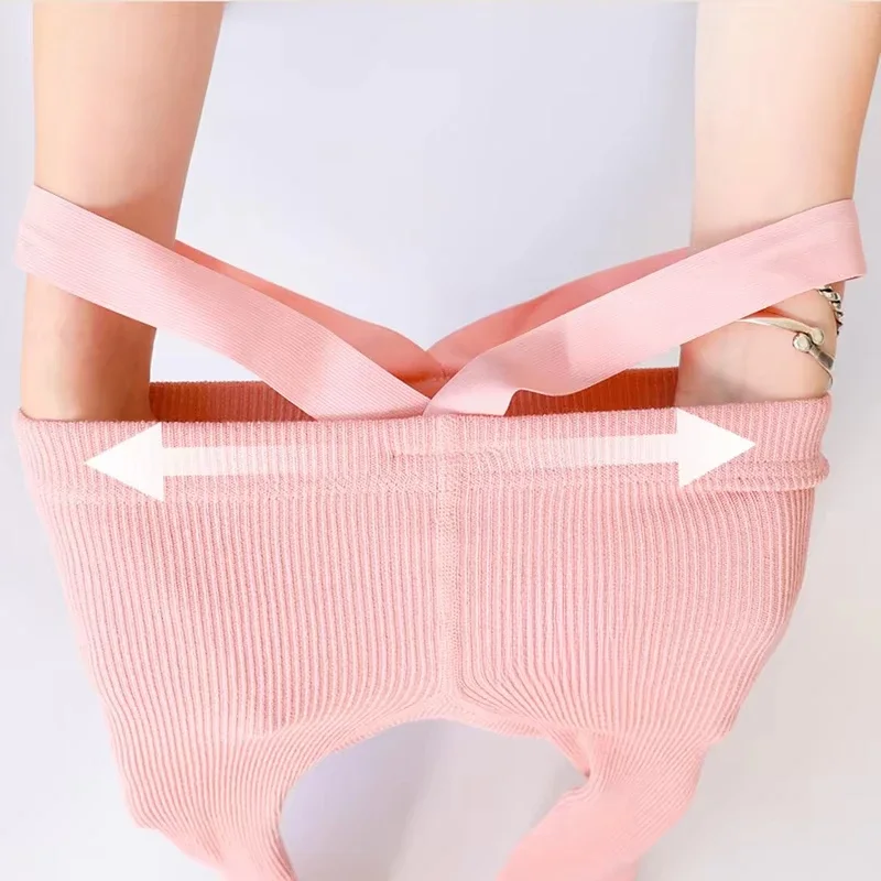 Baby Girls Boys Stocking Overalls Pants for 0-3Y Infant Toddler Knitting Cotton Newborn Tights Pantyhose High Waist Leggings