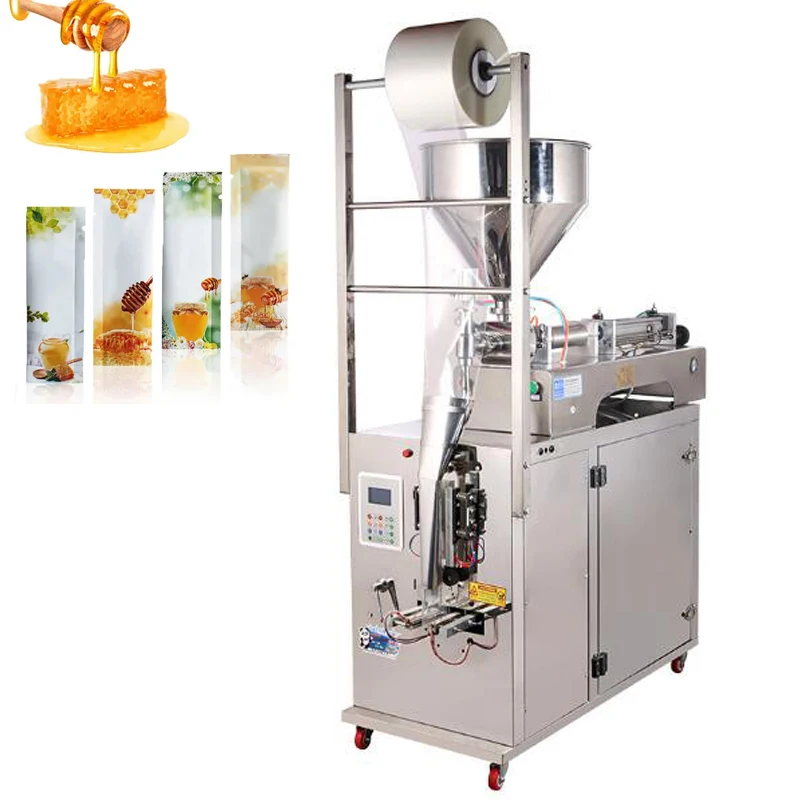 

Automatic Packing Machine Chili Sauce Quantitative Liquid Paste Packaging Machine Intelligent Weighing Filling Sealing Machine