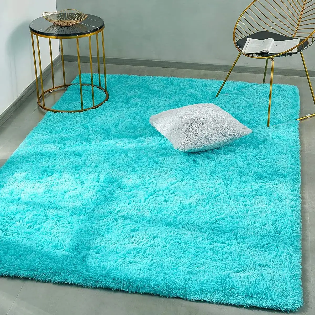 

Fluffy Soft Bedroom Area Rug Nursery Home Party Decoration Carpet Modern Indoor Large Shaggy Rug Living Room Carpet Floor Carpet