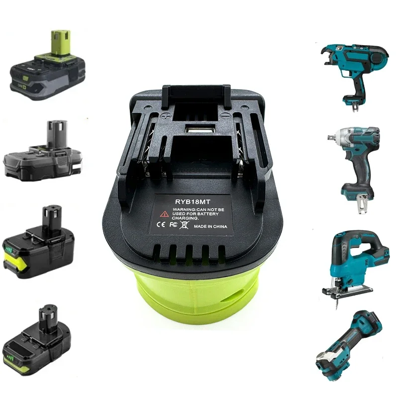 Pengganti Makita 18V adaptor baterai pada untuk Ryobi 18v Satu