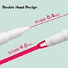 5pcs Uni Markings Highlighter Pen Set Visual Window Double Head Mark Cute Japanese Stationery Arts Tools Back to School Supplies 4