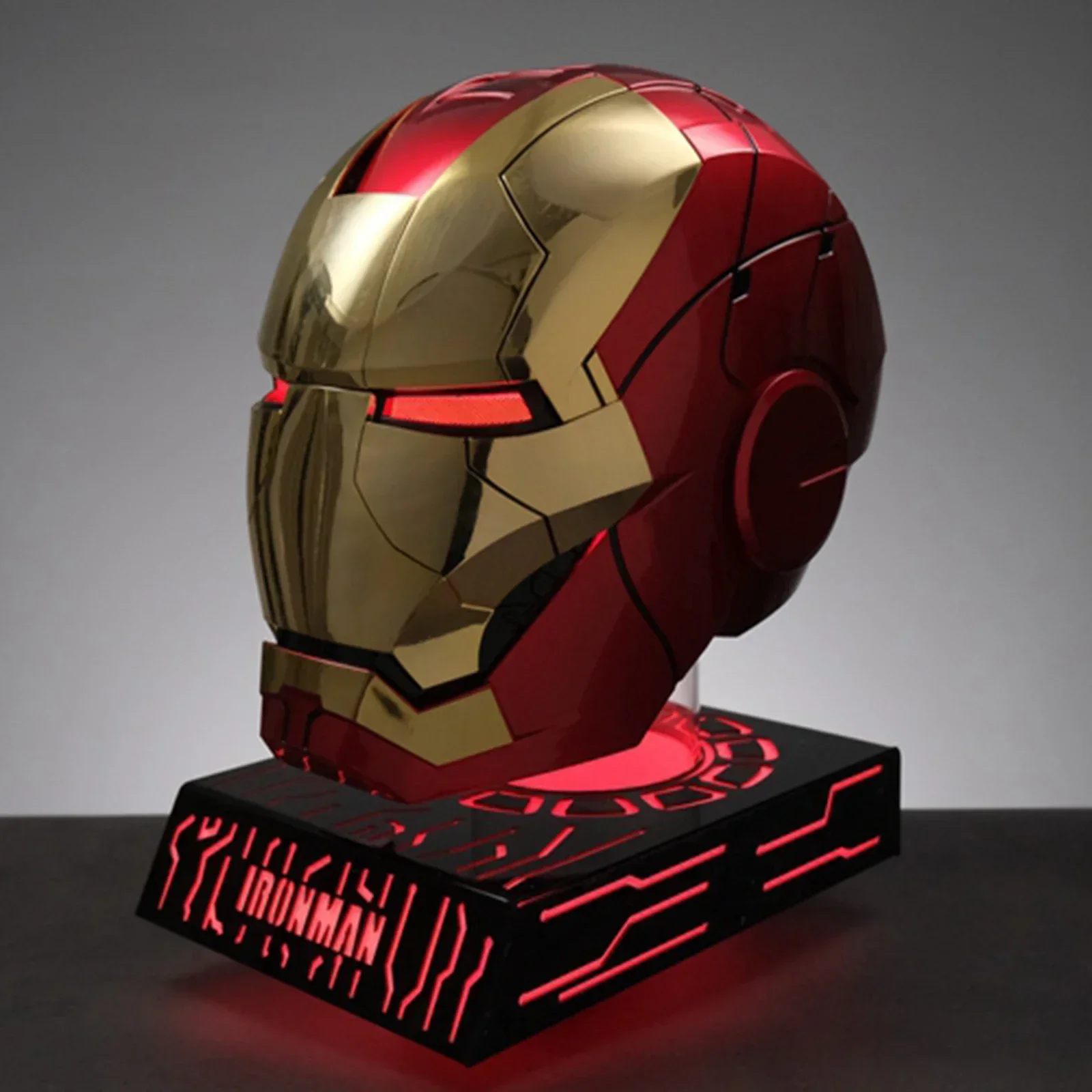 

Iron Man Tony Helmet Electric Multi-piece Opening And Closing English Voice Control 1:1 Wearable Abs Figure Toys Dolls Gifts