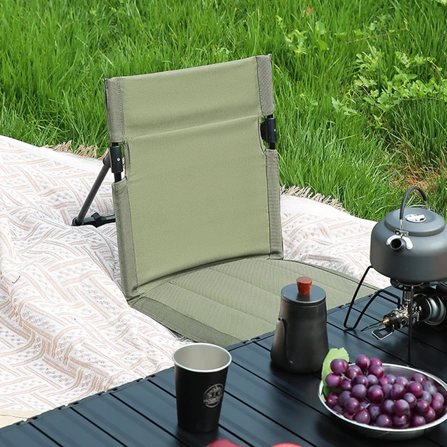 TARKA Camping Single Lazy Chair – Lightweight Folding Beach, Picnic & Park Chair with Backrest 3