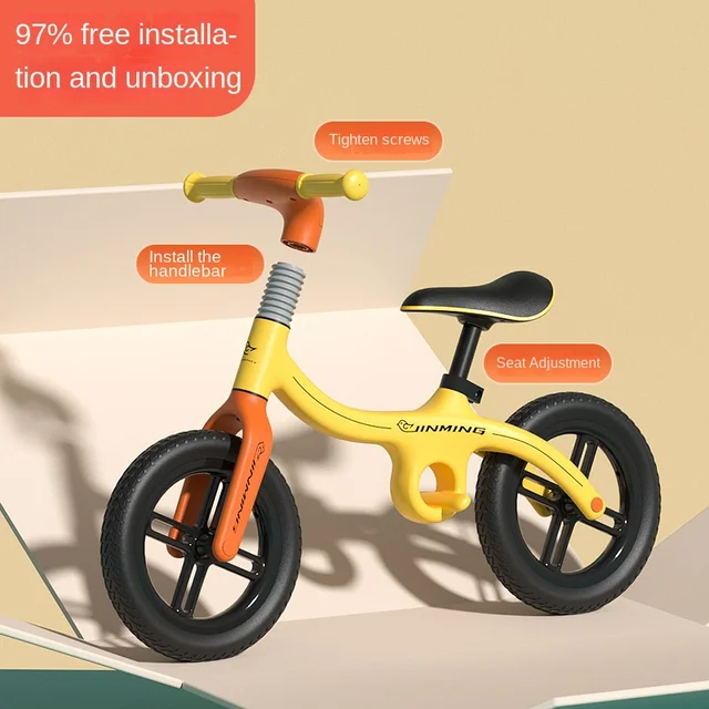 LazyChild 1-6 Years Old Children's Balance Car Without Pedal Scooter Comfortable Baby Scooter Double Wheel Scooter DropShipping 2