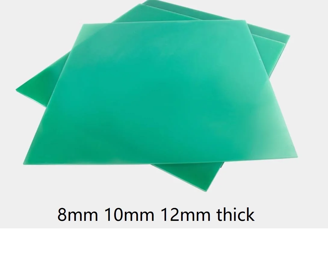 8mm 10mm 12mm thick FR4 FPC filler plate, FR-4 PCB backing sheet Aqua green epoxy board Fiberglass panel FR4 insulation board