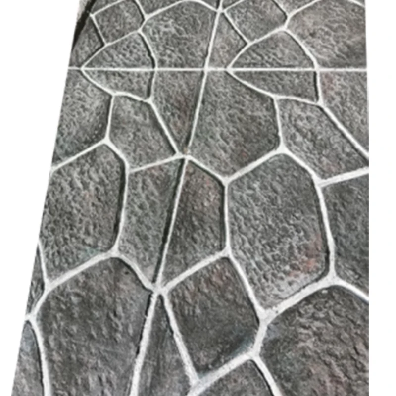 60X30Cm Embossed Cement Mold Staircase Steps Imitation Stone Road Surface Stone Pattern Cultural Wall Pressed Concrete