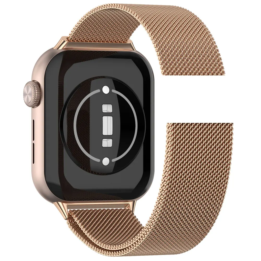 Magnetic Loop Stainless Steel Watchband Bracelet Strap