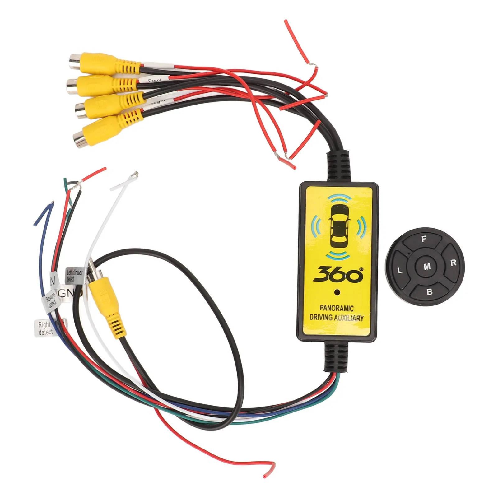 Advanced 4-Way Backup Camera Video Switcher with Intelligent Circuit Detection