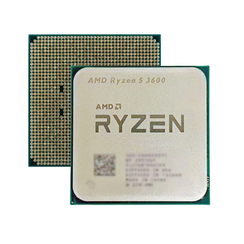 AMD 라이젠 5 3600 R5 3600 AM4 언락 데스크탑 게이밍 프로세서 6코어 12스레드 최대 4.4GHz 벌크 CPU (오리지널 패키지 및 쿨러 없음)