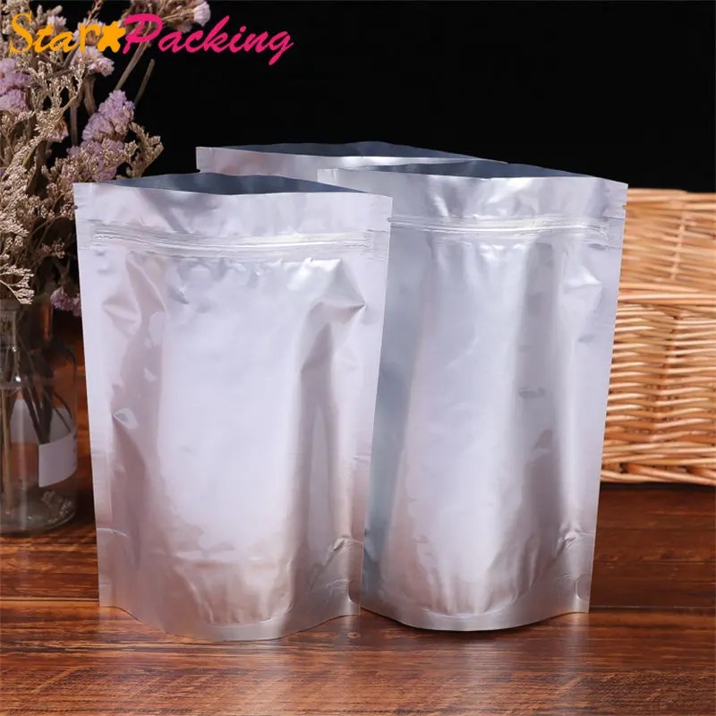 

100 шт., пакеты для упаковки продуктов из алюминиевой фольги