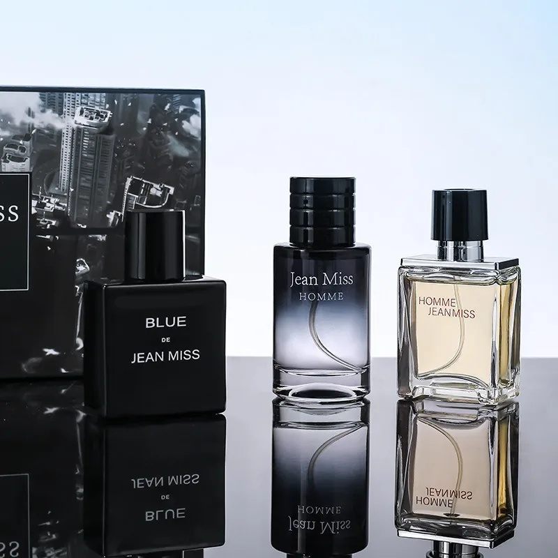 High Quality Jean Miss Homme Perfume 90ml Gift Box 3 Piece Set Fresh Men charming Lasting Fragrance Eau De Parfum Attract Women