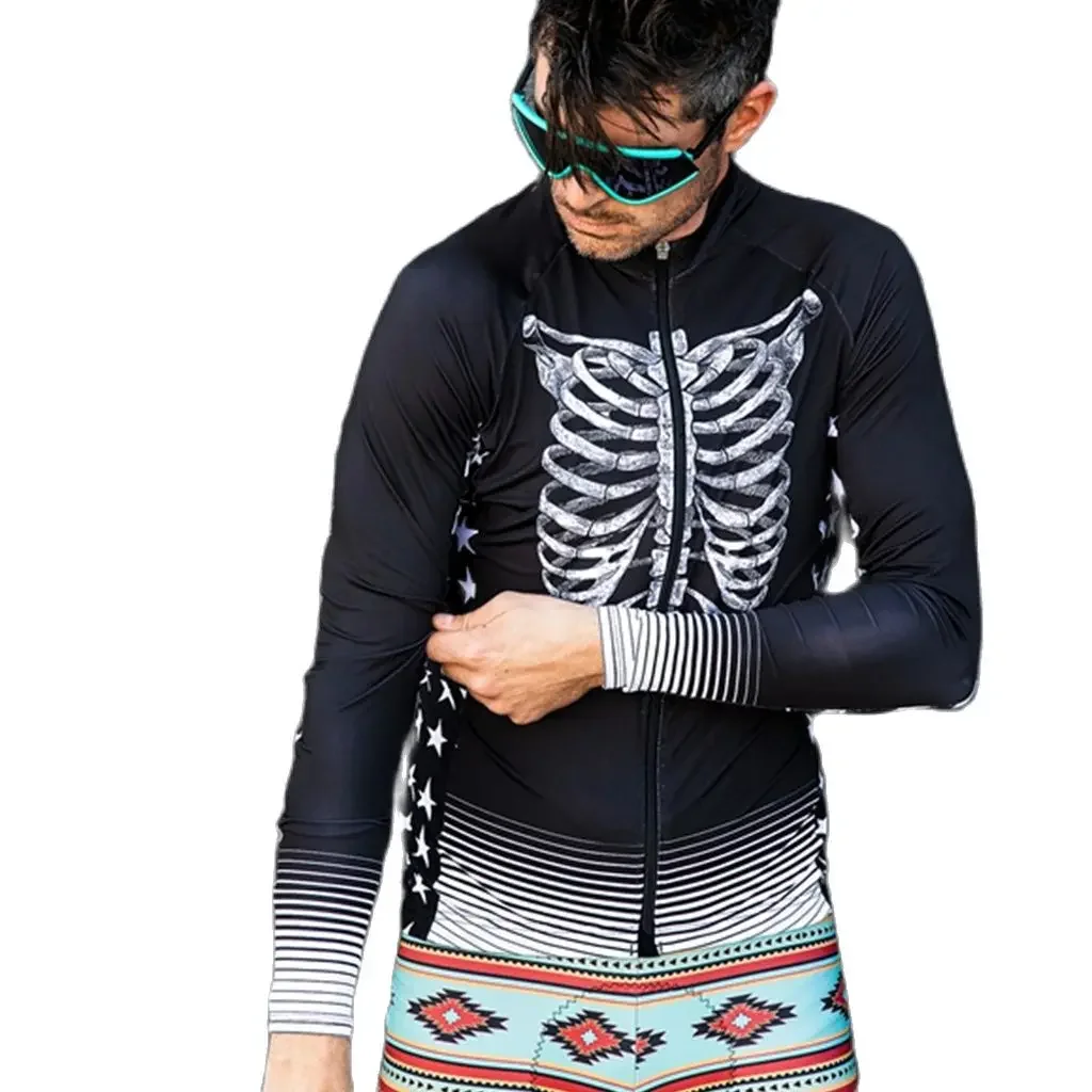 Maglia A Maniche Lunghe Per La Resistenza Del Ciclismo Primaverile Ama Il Dolore Aero Race Bike Abbigliamento Pro Bicycle Team Sportswear Mountain Bik