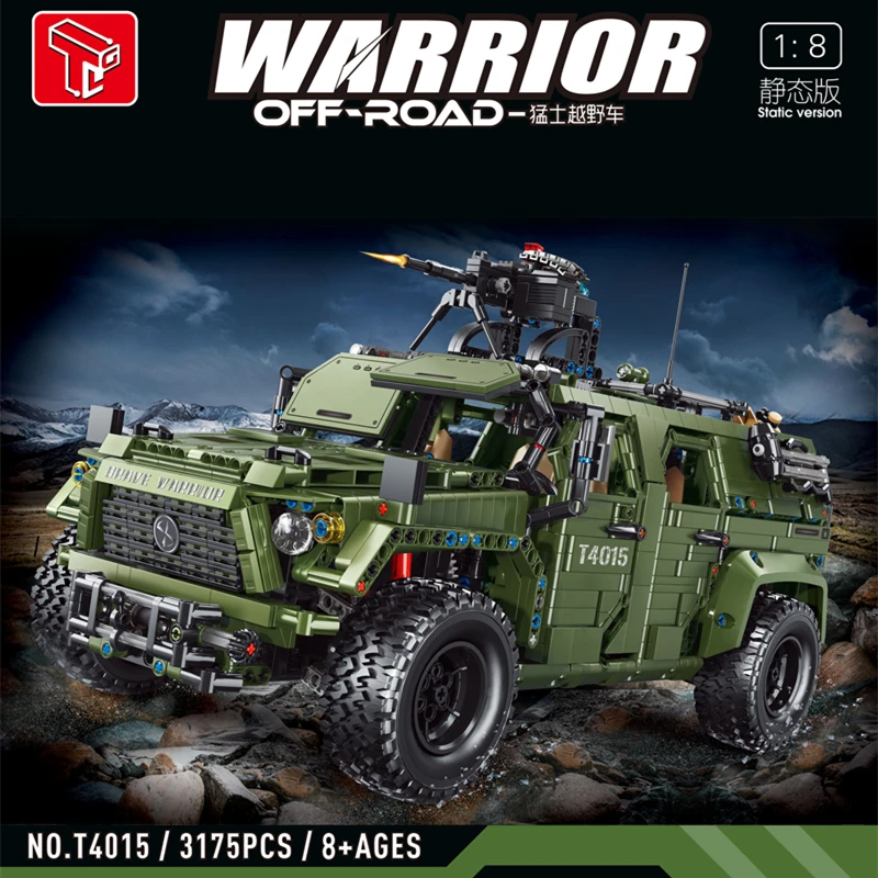 

High-Tech T4015 3175Pcs RC Off-Road Vehicle Suv Car Model With Motor Building Blocks Bricks Educational Boys Toys Birthday Gifts