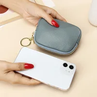 Fashion hand zipper small wallet women's mini small bag storage key bag card bag coin change bag - Image 3
