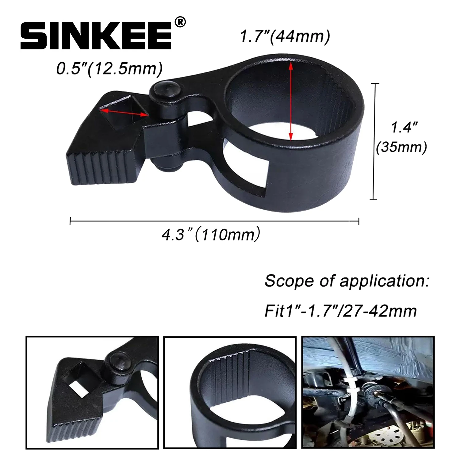 Chiave Per Tiranti Auto Universale - Acciaio Cromo-Molibdeno, Per Timoni 27-42mm - Foto 7