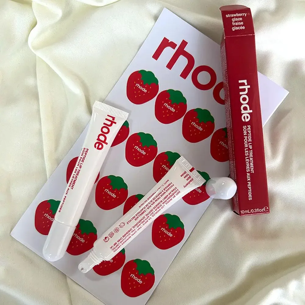 るいrhode skin Cinnamon Roll & toast Rhode Peptide Limited Edition Cinnamon Roll 10ml błyszczyk