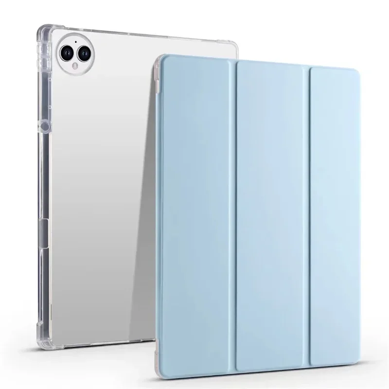 Premium PU Leather Soft Back Stand Cover for Tablets - Elegant Protective Case and Stand for 12.2-Inch Devices