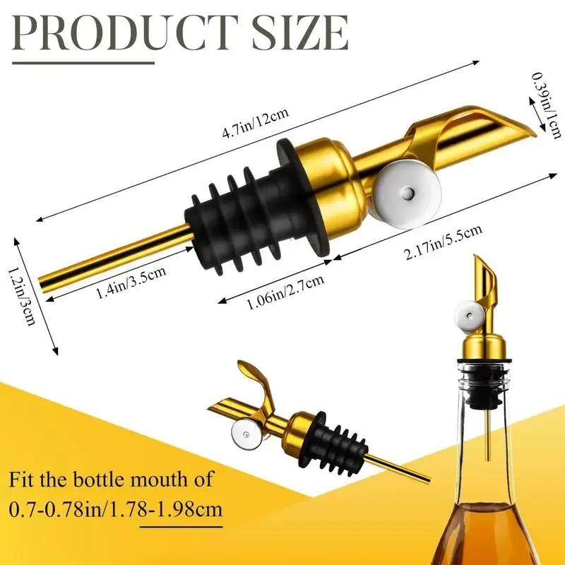 Oil Spray Dispenser Stopper Cap Pourer Nozzle 1Pc