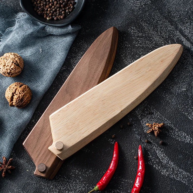 

Chef's Knife Sheath Wooden Scabbard Blade Protector Blade Holder Wood Knife Cover Kitchen Knife Guard Wooden Protectors