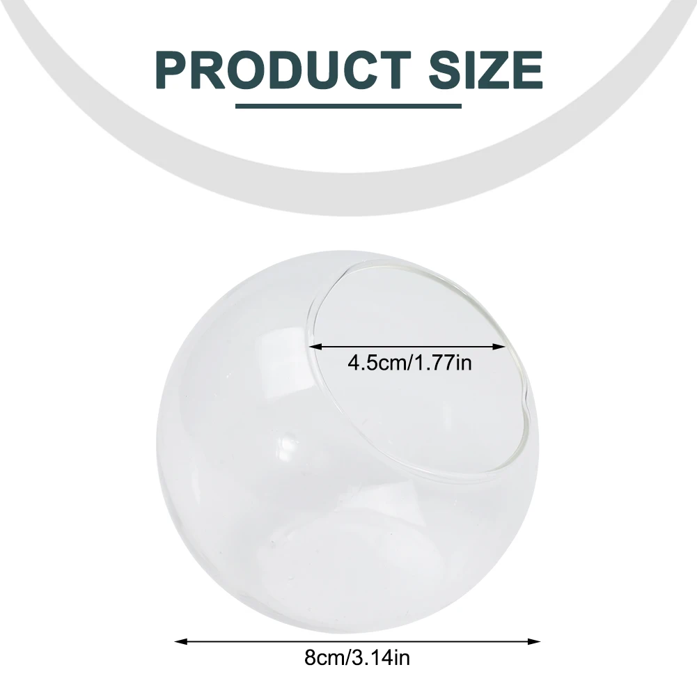 

Micro Landscape Glass Vase Succulent Plant Terrarium Container Flower Pots Clear Glass Bauble Balls Garden Decoration