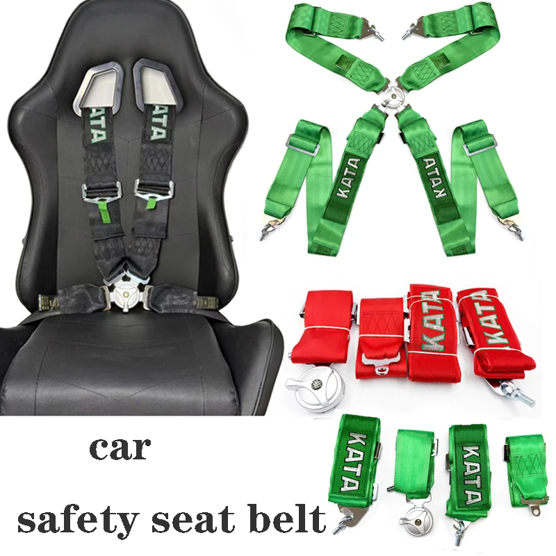 Ceinture de sécurité universelle à 4 points, harnais de ceinture de sécurité pour voiture de course avec camlock à dégagement rapide, harnais de sécurité pour voiture de 3 pouces avec logo