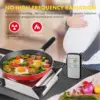 Electric Stove, Double Infrared Ceramic Hot Plate for Cooking, Two Control Cooktop Burner, Portable Anti-scald handles 6
