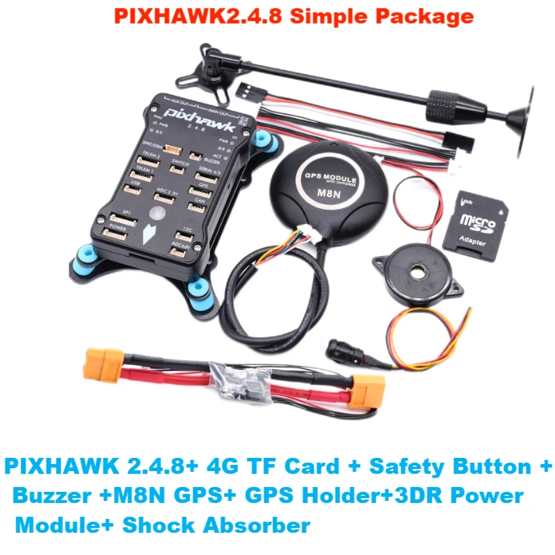 Pixhawk PX4 PIX 2.4.8 32 Bit Flight Controller Autopilot with 4G SD Safety Switc